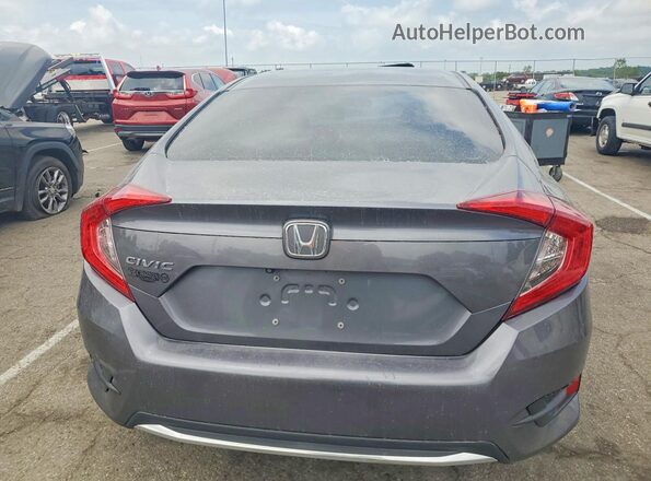 2HGFC2F65LH509124 2020 HONDA CIVIC Gray Widok z tyłu