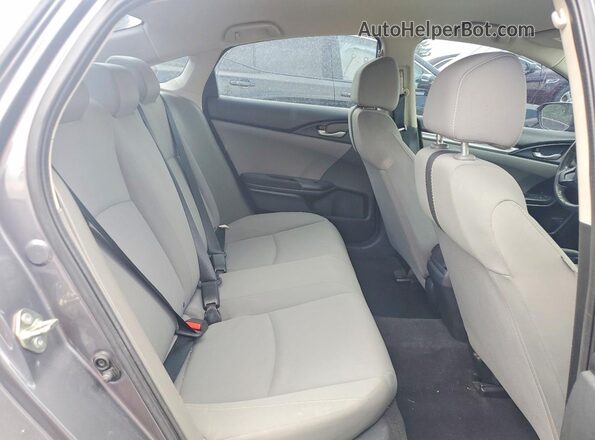 2HGFC2F65LH509124 2020 HONDA CIVIC Gray Widok tylnych siedzeń