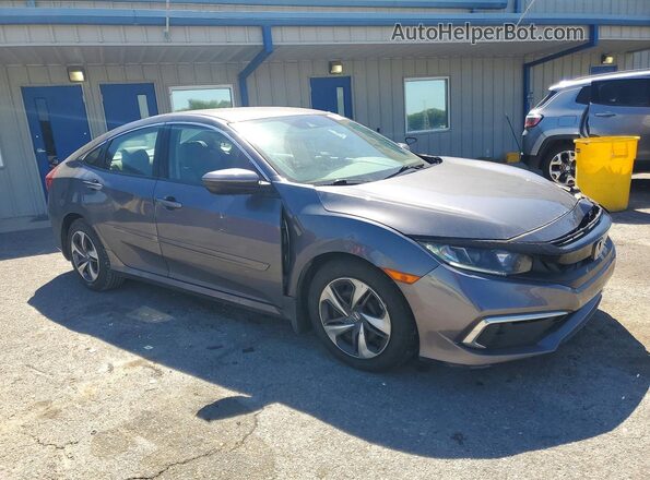 2HGFC2F65MH506807 2021 HONDA CIVIC Gray Delantero derecho