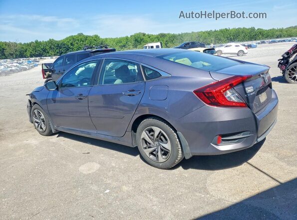 2HGFC2F65MH506807 2021 HONDA CIVIC Gray Trasero izquierdo