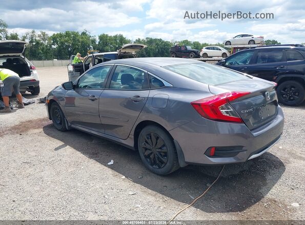 2HGFC2F65MH512039 2021 HONDA CIVIC Gray Trasero izquierdo
