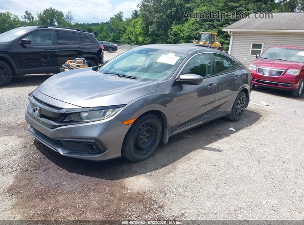 2HGFC2F65MH512039 2021 HONDA CIVIC Gray Vista tres cuartos delantera izquierda