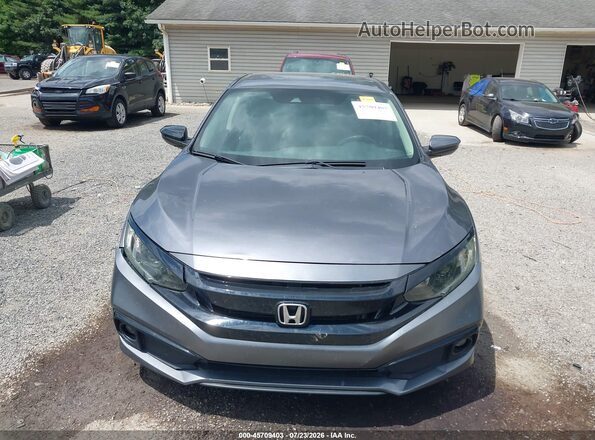 2HGFC2F65MH512039 2021 HONDA CIVIC Gray Vista interior trasera