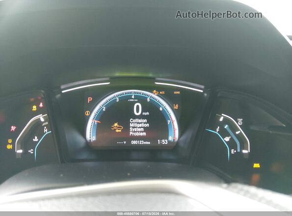 2HGFC2F65MH514020 2021 HONDA CIVIC Blue უკანა სავარძლების ხედი