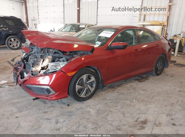 2HGFC2F65MH521887 2021 HONDA CIVIC Red Vista tres cuartos delantera izquierda