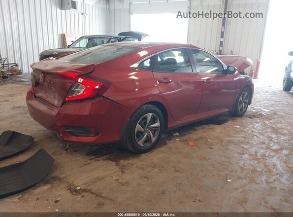 2HGFC2F65MH521887 2021 HONDA CIVIC Red Trasero derecho