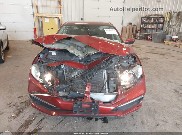 2HGFC2F65MH521887 2021 HONDA CIVIC Red Vista del cuadro de instrumentos