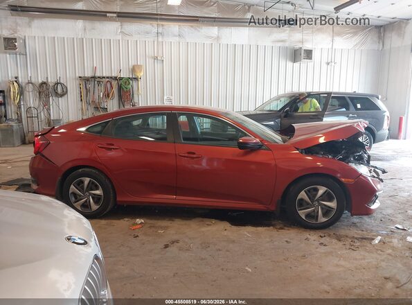 2HGFC2F65MH521887 2021 HONDA CIVIC Red Vista interior trasera