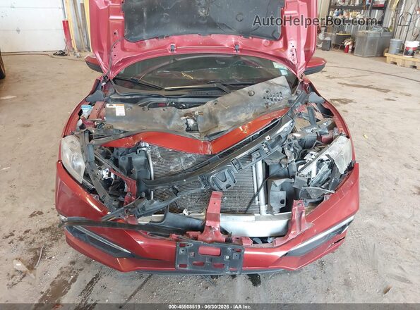 2HGFC2F65MH521887 2021 HONDA CIVIC Red Vista trasera