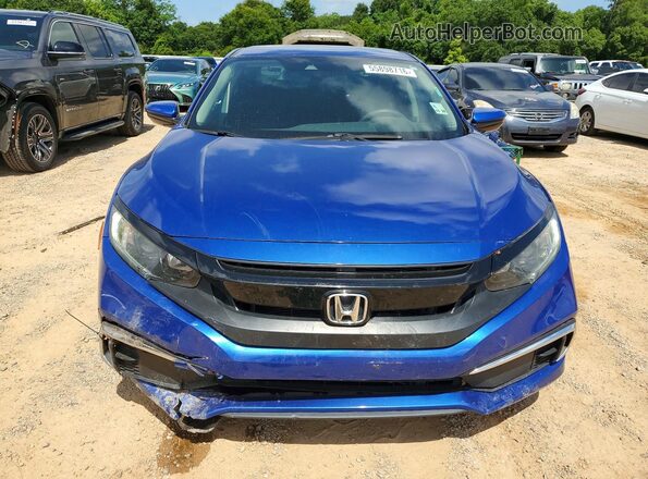 2HGFC2F65MH537698 2021 HONDA CIVIC Синий Вид спереди