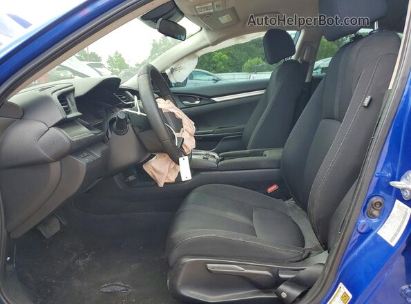 2HGFC2F65MH537698 2021 HONDA CIVIC Синий Вид салона спереди