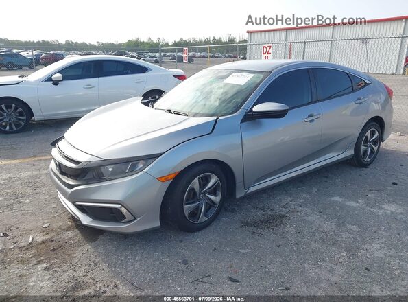 2HGFC2F65MH544117 2021 HONDA CIVIC Серебряный Передняя левая четверть
