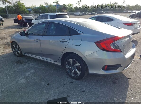 2HGFC2F65MH544117 2021 HONDA CIVIC Серебряный Задняя левая четверть