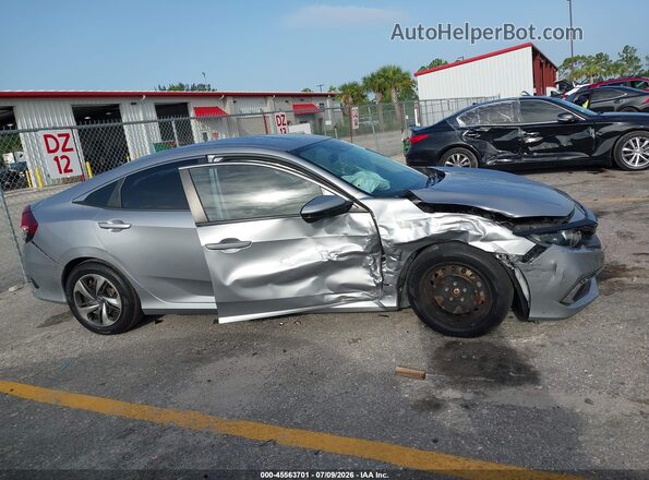 2HGFC2F65MH544117 2021 HONDA CIVIC Серебряный Вид задней части салона