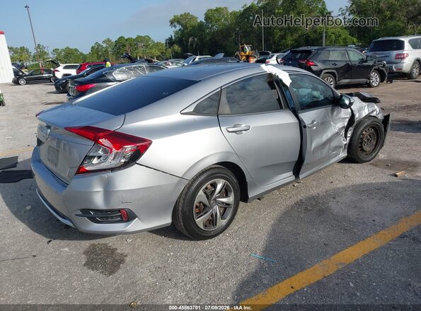 2HGFC2F65MH544117 2021 HONDA CIVIC Серебряный Задняя правая четверть