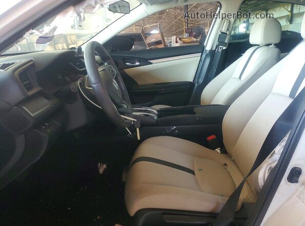 2HGFC2F65MH551813 2021 HONDA CIVIC Белый Вид салона спереди