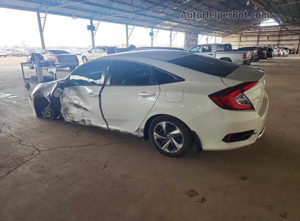 2HGFC2F65MH551813 2021 HONDA CIVIC Белый Задняя левая четверть