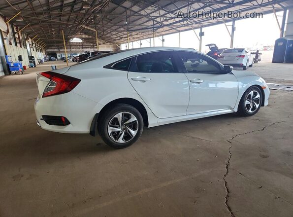 2HGFC2F65MH551813 2021 HONDA CIVIC Белый Задняя правая четверть