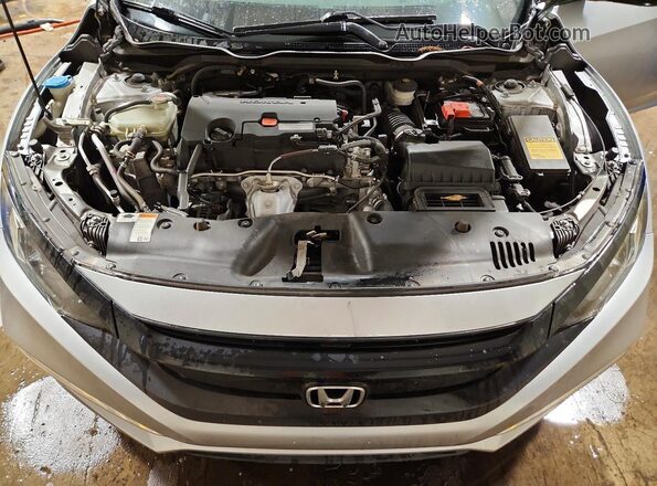 2HGFC2F65MH558292 2021 HONDA CIVIC Silver Вид задньої частини салону