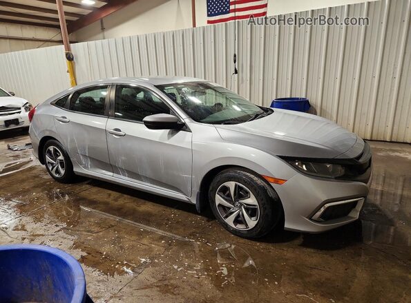 2HGFC2F65MH558292 2021 HONDA CIVIC Silver Передня права чверть