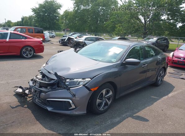 2HGFC2F65MH559961 2021 HONDA CIVIC Gray Przód lewy