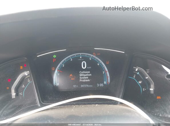 2HGFC2F65MH559961 2021 HONDA CIVIC Gray Widok tylnych siedzeń