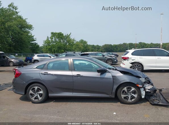 2HGFC2F65MH559961 2021 HONDA CIVIC Gray Widok wnętrza z tyłu