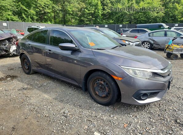 2HGFC2F66GH550867 2016 HONDA CIVIC Gray Przód prawy