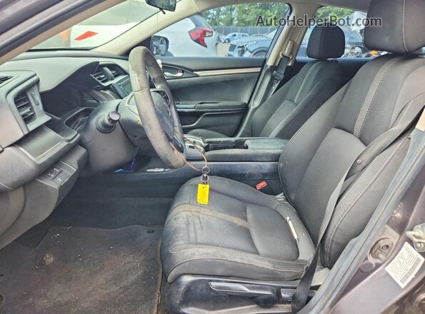 2HGFC2F66GH550867 2016 HONDA CIVIC Gray Widok wnętrza z przodu