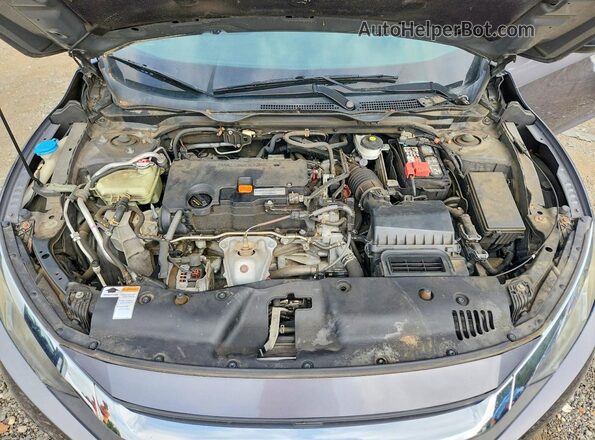 2HGFC2F66GH550867 2016 HONDA CIVIC Gray Widok wnętrza z tyłu