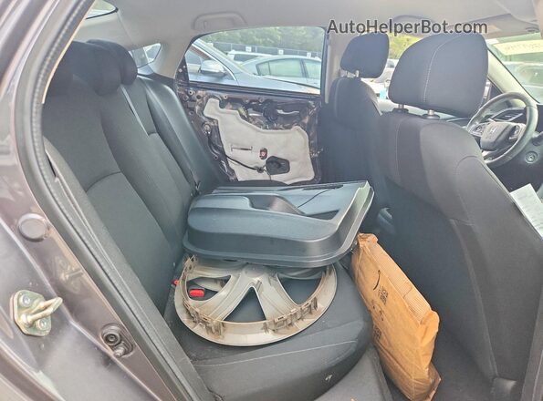 2HGFC2F66GH550867 2016 HONDA CIVIC Gray Widok tylnych siedzeń