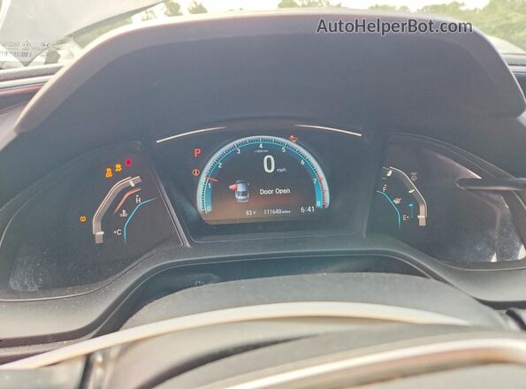 2HGFC2F66GH550867 2016 HONDA CIVIC Gray Widok zestawu wskaźników