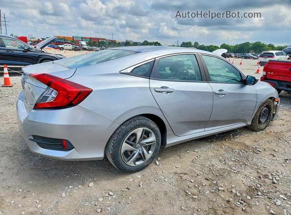 2HGFC2F66KH546312 2019 HONDA CIVIC Silver Trasero derecho