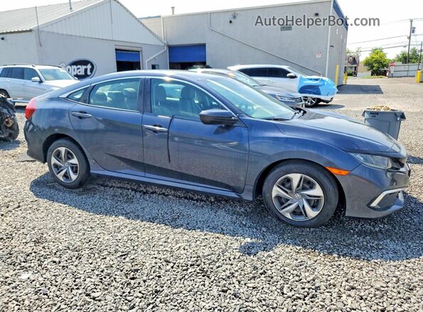2HGFC2F66KH553597 2019 HONDA CIVIC Gray Delantero derecho