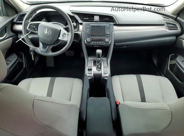 2HGFC2F66KH553597 2019 HONDA CIVIC Gray Vista del salpicadero