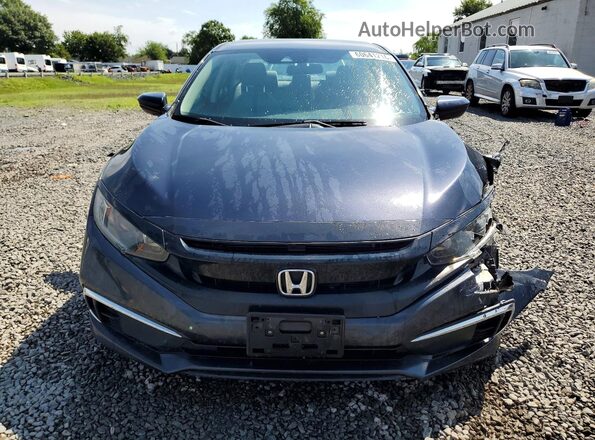 2HGFC2F66KH553597 2019 HONDA CIVIC Gray Vista frontal