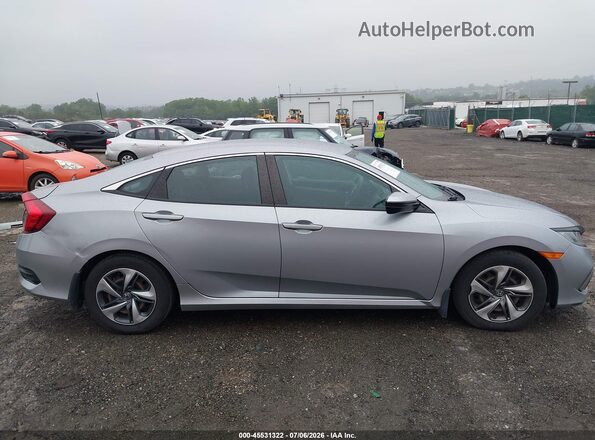 2HGFC2F66KH588138 2019 HONDA CIVIC Silver Widok wnętrza 360 stopni