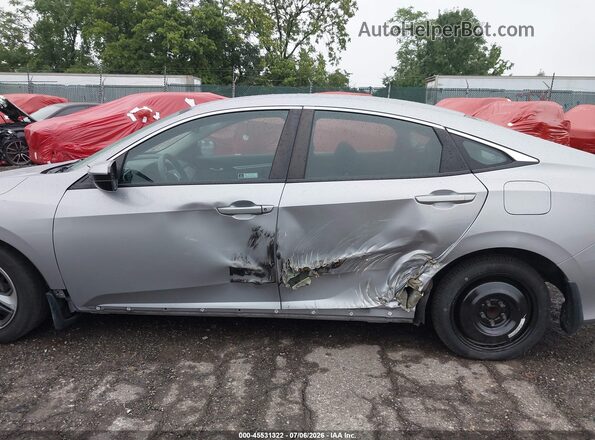 2HGFC2F66KH588138 2019 HONDA CIVIC Silver Widok z przodu