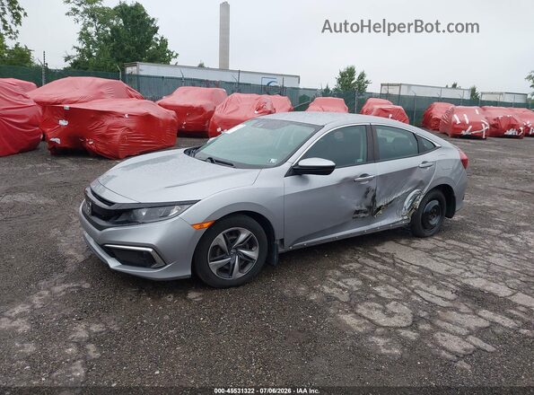 2HGFC2F66KH588138 2019 HONDA CIVIC Silver Przód lewy