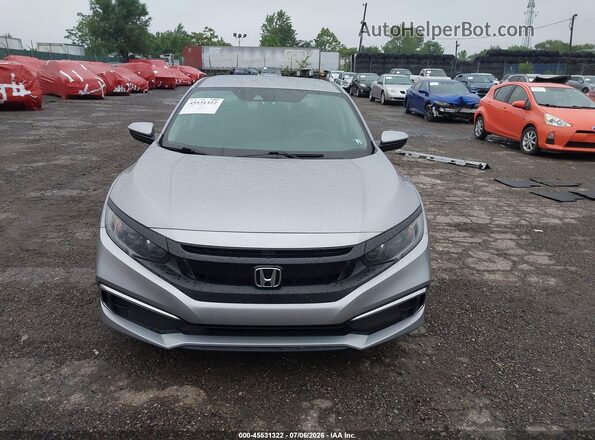 2HGFC2F66KH588138 2019 HONDA CIVIC Silver Widok wnętrza z tyłu