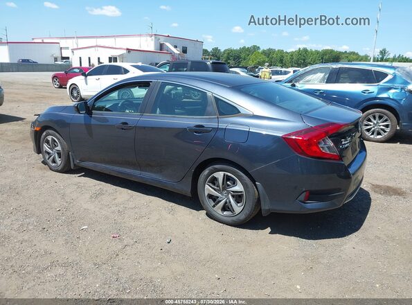 2HGFC2F66KH603737 2019 HONDA CIVIC Blue Trasero izquierdo