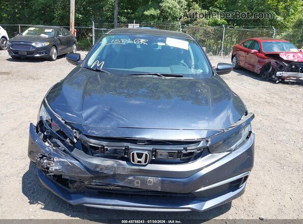 2HGFC2F66KH603737 2019 HONDA CIVIC Blue Vista del cuadro de instrumentos