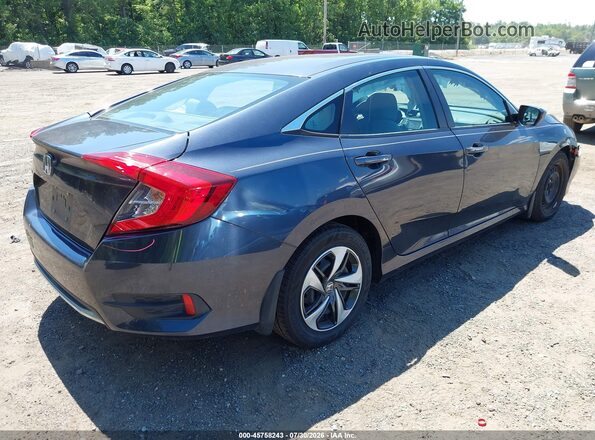 2HGFC2F66KH603737 2019 HONDA CIVIC Blue Trasero derecho