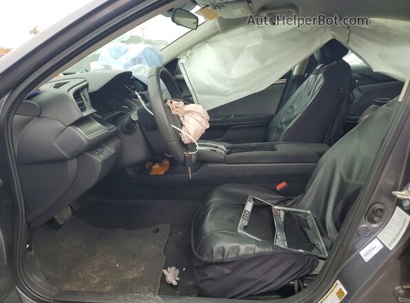 2HGFC2F66LH512887 2020 HONDA CIVIC Gray Widok wnętrza z przodu