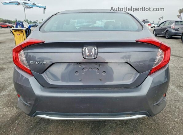 2HGFC2F66LH512887 2020 HONDA CIVIC Gray Widok z tyłu
