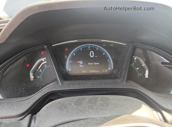 2HGFC2F66LH531956 2020 HONDA CIVIC Gray ხელსაწყოთა პანელის ხედი