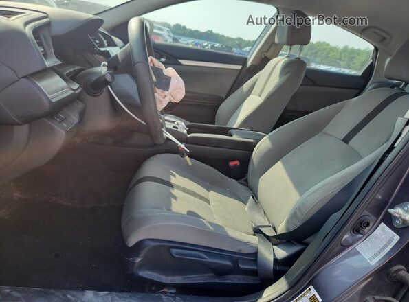 2HGFC2F66LH531956 2020 HONDA CIVIC Gray წინა სალონის ხედი