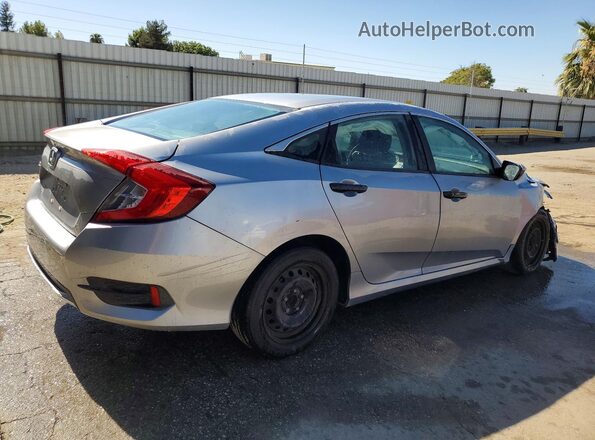 2HGFC2F66LH583233 2020 HONDA CIVIC Silver Задня права чверть