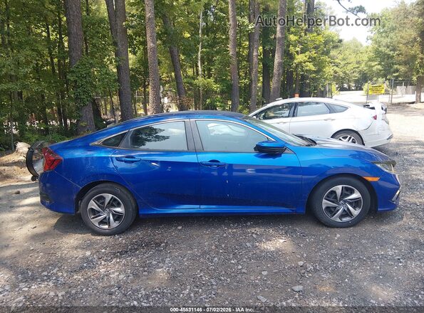 2HGFC2F66MH538987 2021 HONDA CIVIC Синий Вид задней части салона