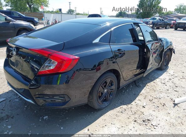 2HGFC2F66MH559774 2021 HONDA CIVIC Black Հետևի աջ